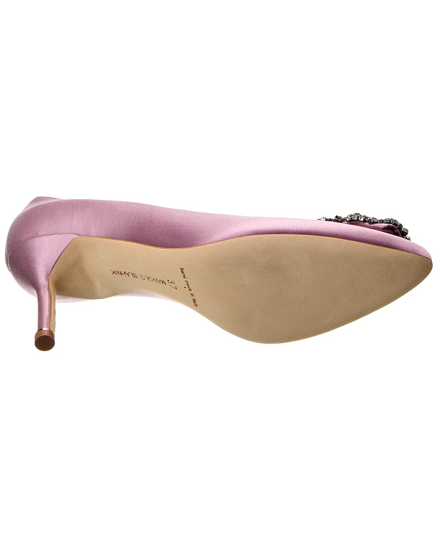 Manolo Blahnik Hangisi 70 Satin Pump