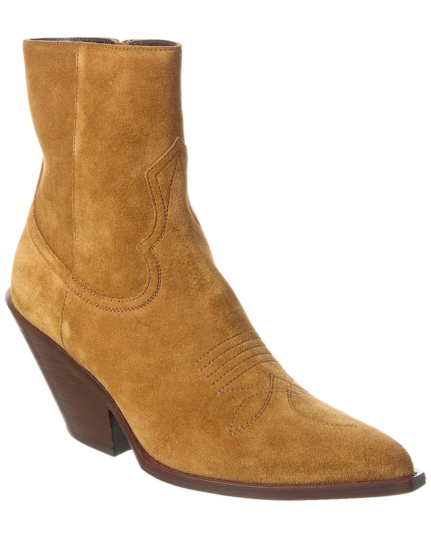 Celine Zipped Suede Bootie