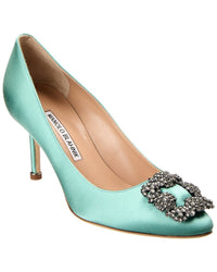 Manolo Blahnik Hangisi 90 Satin Pump1