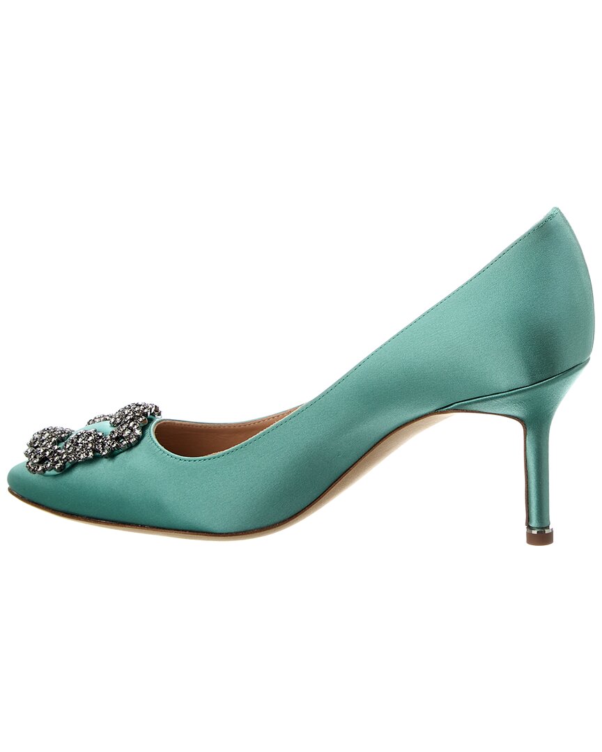 Manolo Blahnik Hangisi 90 Satin Pump2