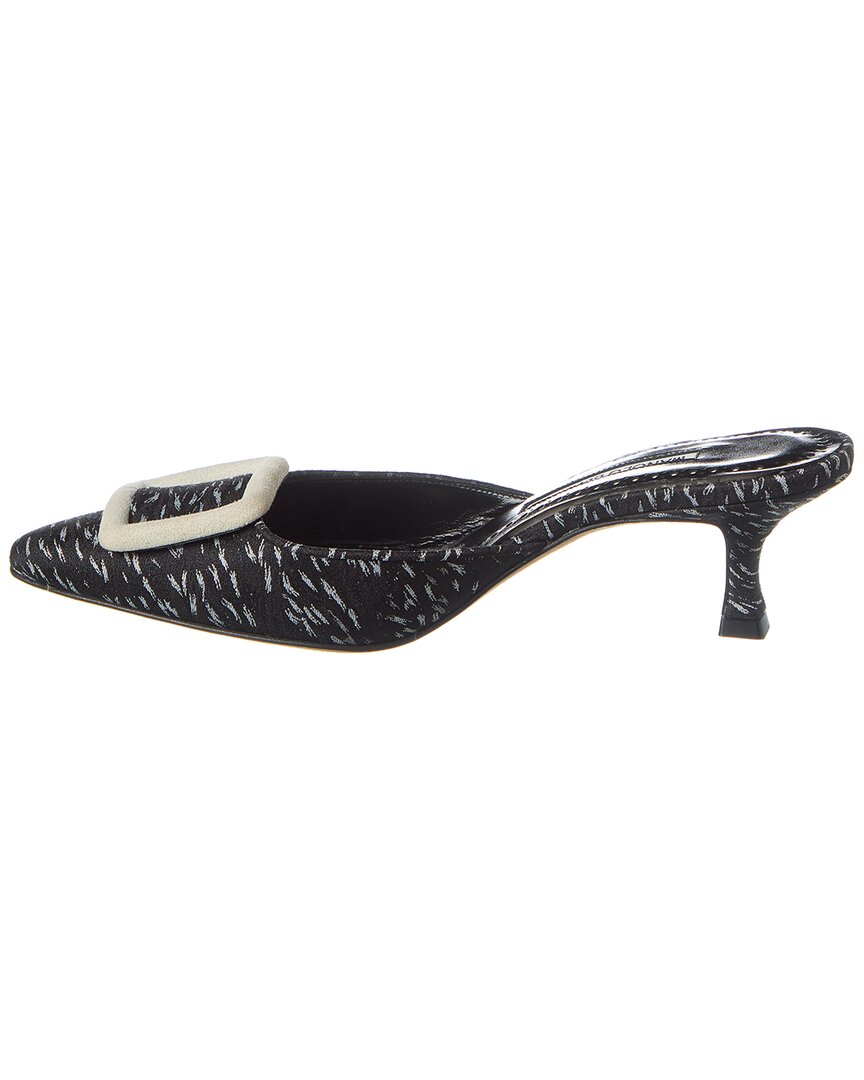 Manolo Blahnik Maysalebi 50 Jacquard Mule