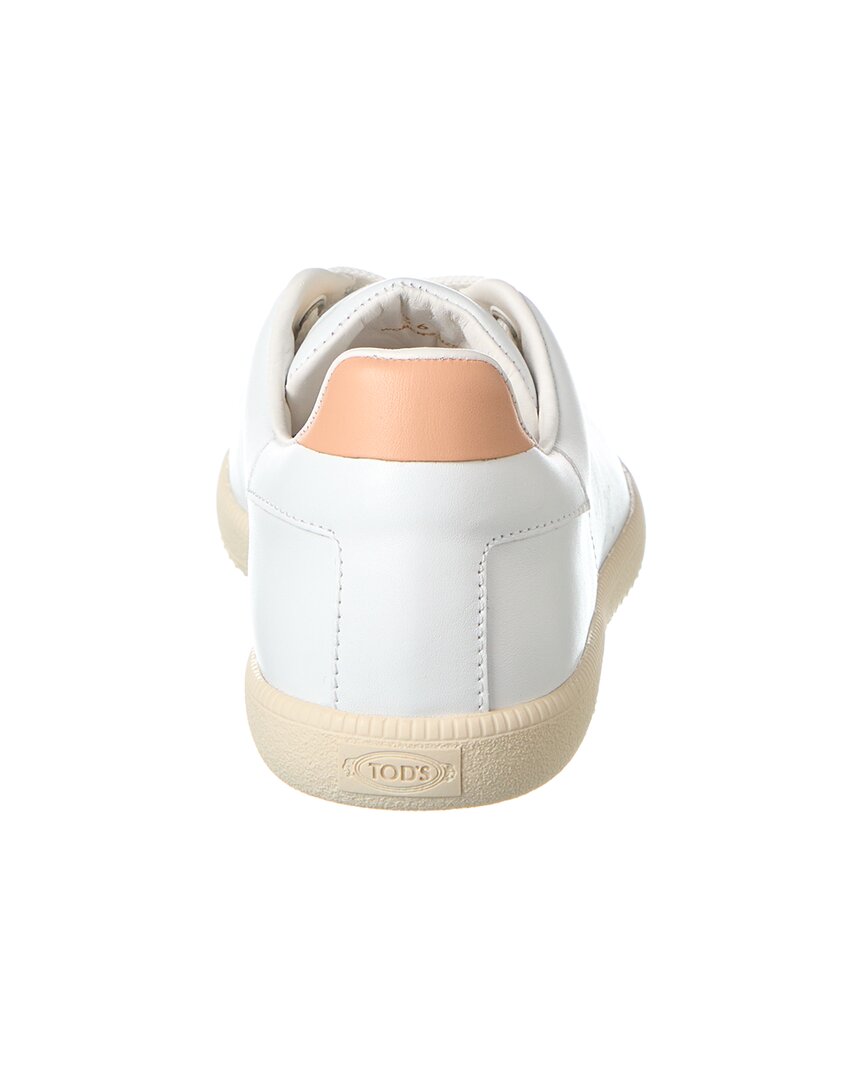 Tod’S Logo Leather Sneaker