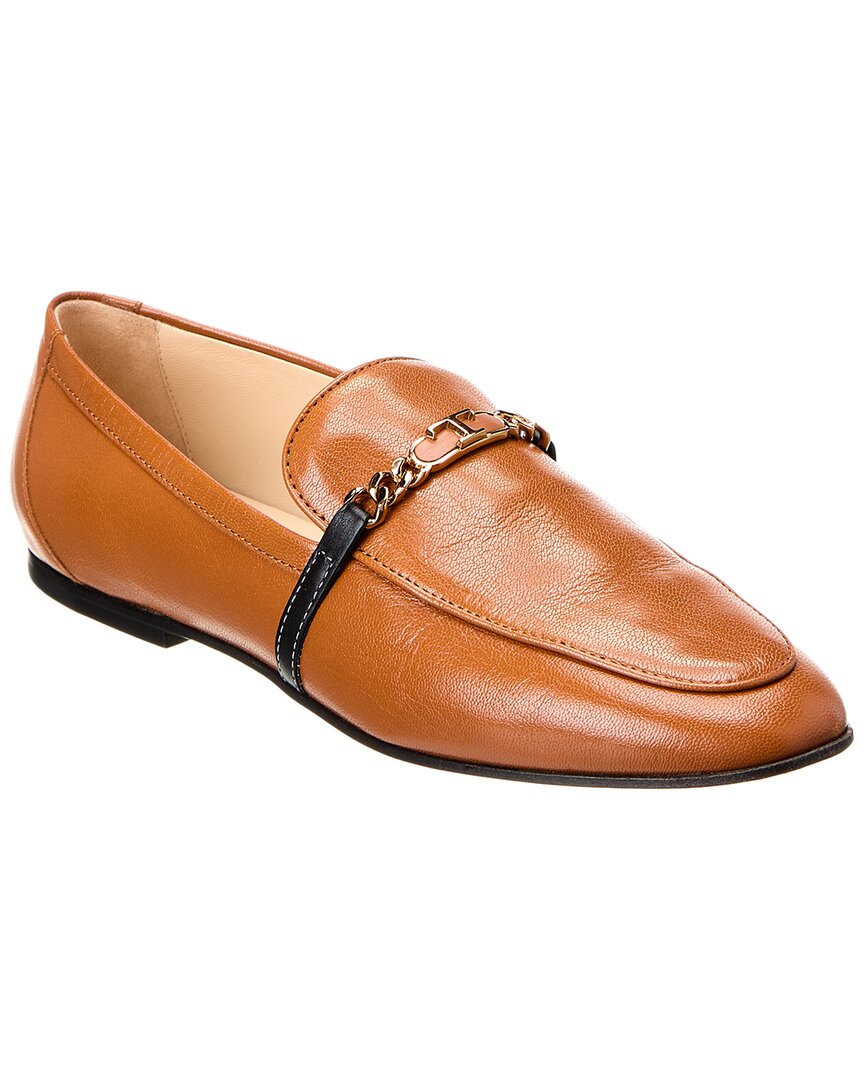 Tod’S Cuoio Leather Loafer