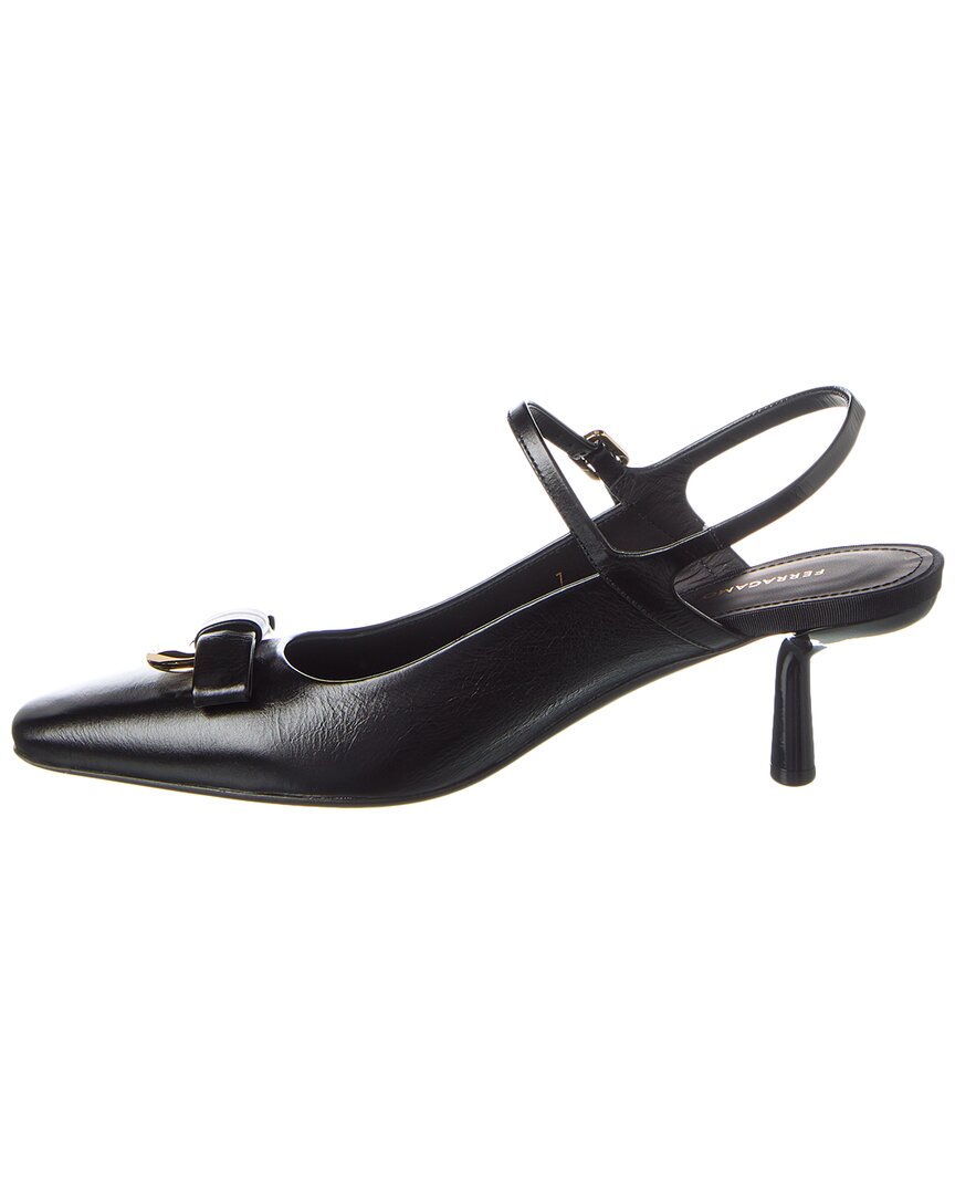 Ferragamo Ophelia Leather Slingback Pump