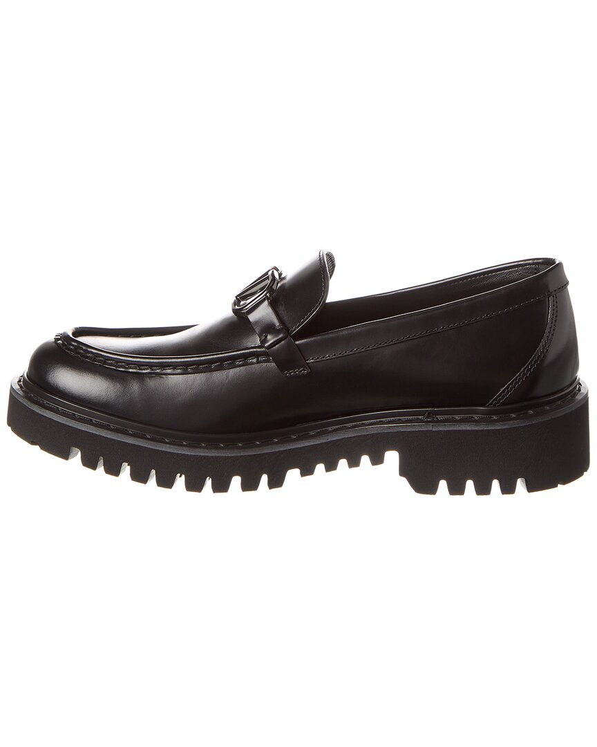 Valentino Vlogo Leather Loafer2