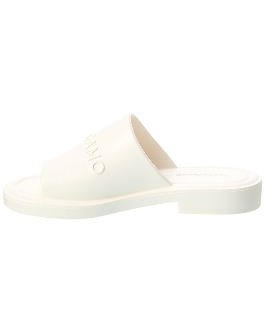 Ferragamo Giuneva 3D Logo Rubber Sandal