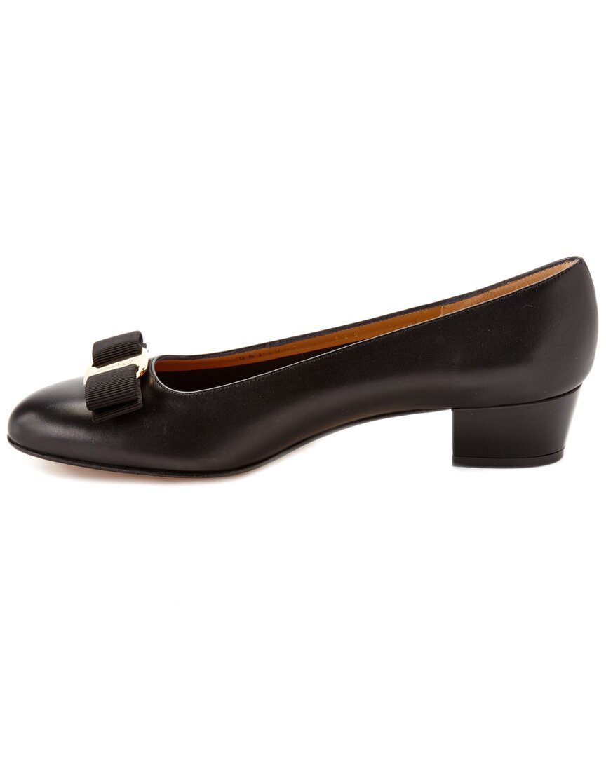 Ferragamo Vara Leather Pump