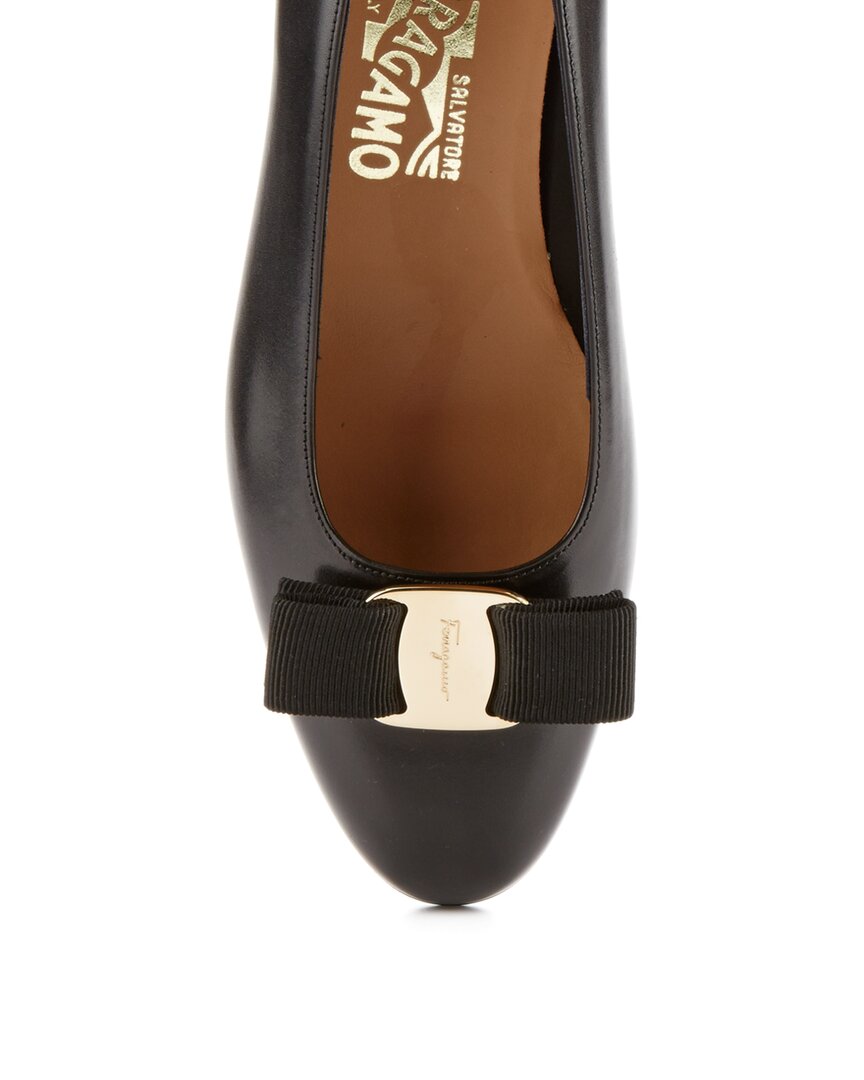 Ferragamo Vara Leather Pump