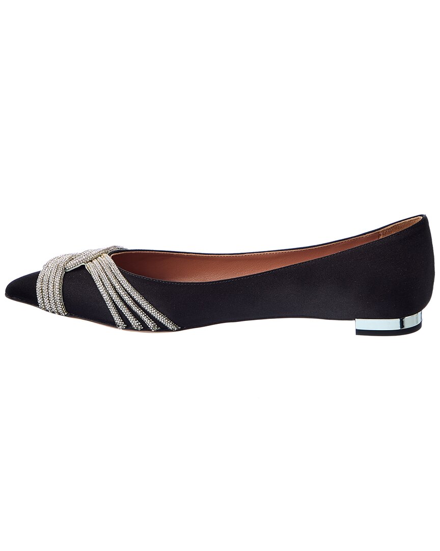 Aquazzura Gatsby Satin Flat