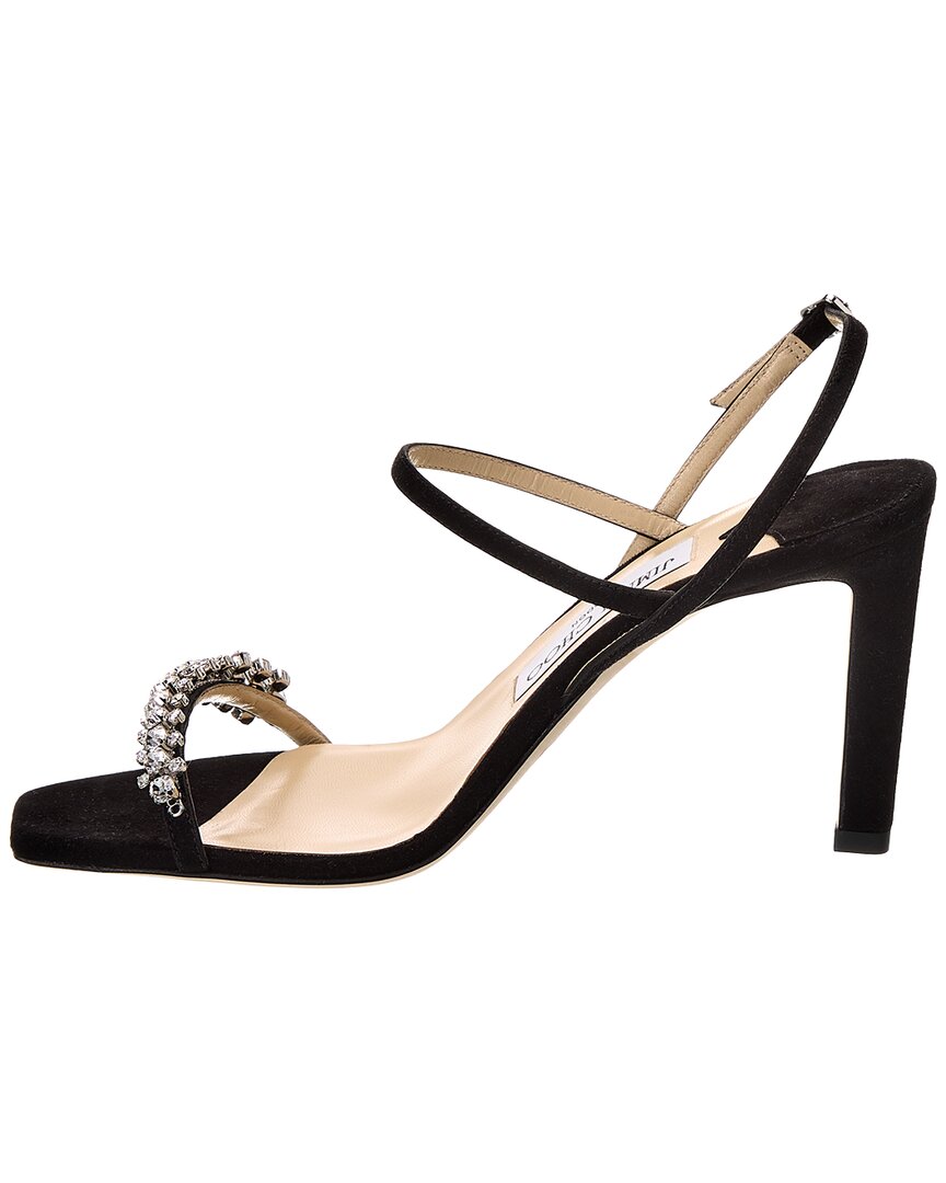 Jimmy Choo Meira 85 Suede Sandal