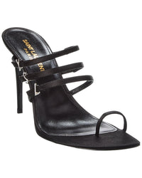 Saint Laurent Jerry 95 Satin Sandal1