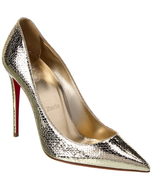 Christian Louboutin Kate 100 Embossed Leather Pump – Bluefly