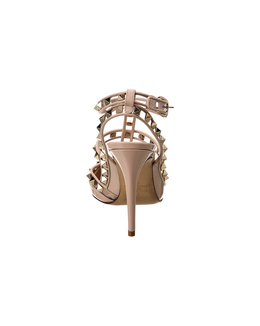 Valentino Rockstud Caged 100 Patent & Vinyl Pump