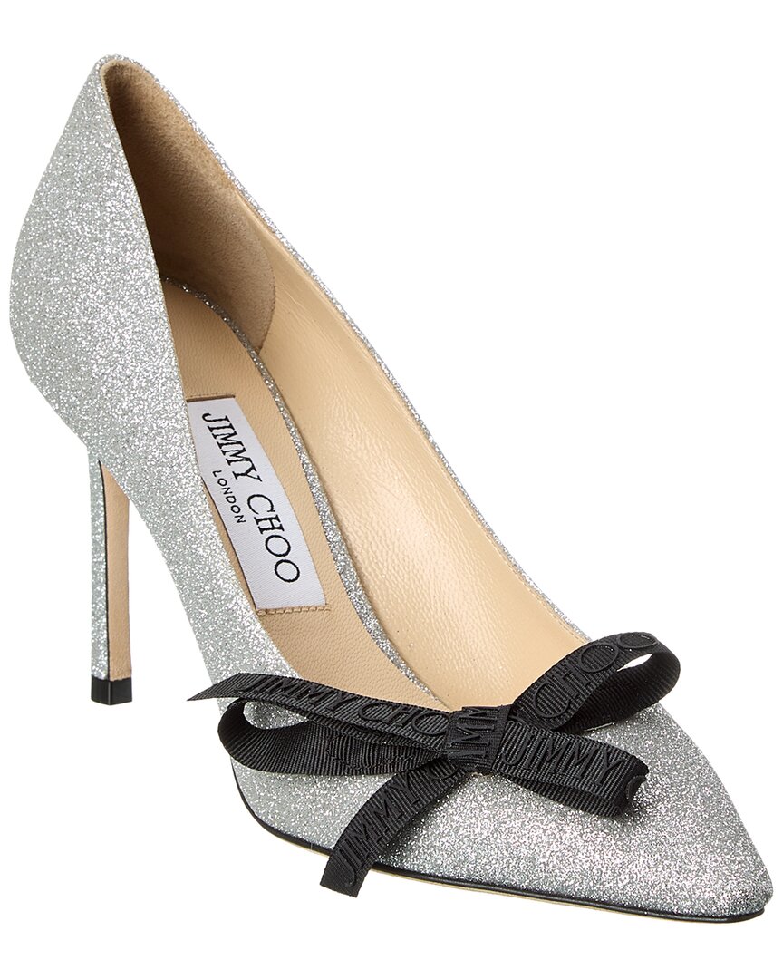 Jimmy Choo Romy 85 Glitter Pump