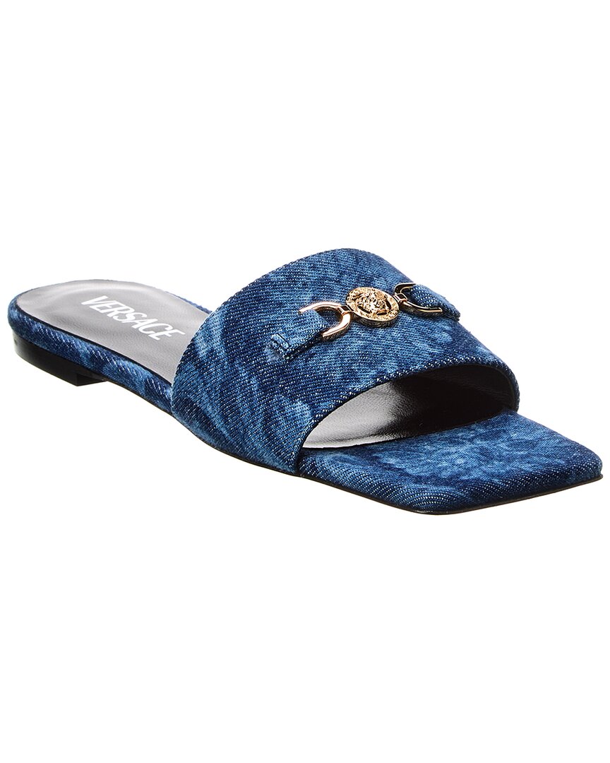 Versace Medusa Denim Sandal