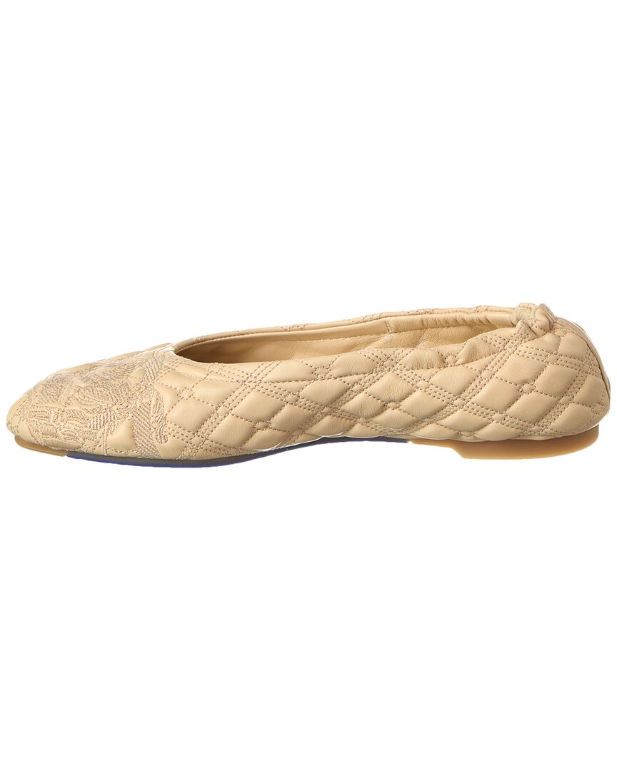 Burberry Sadler Leather Ballet Flat