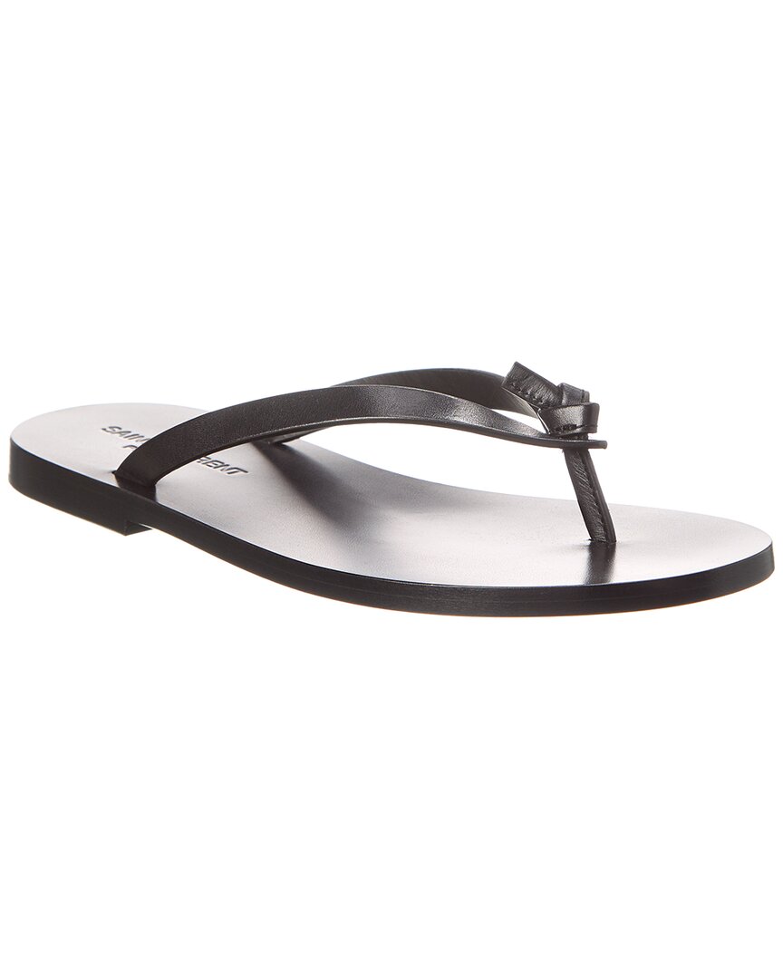 Saint Laurent Laguna Leather Sandal