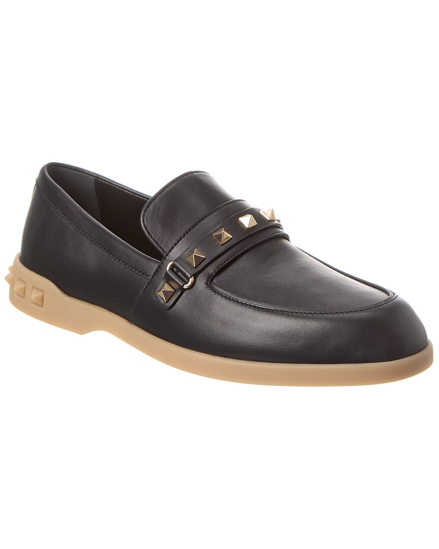 Valentino Leisure Flows Leather Loafer