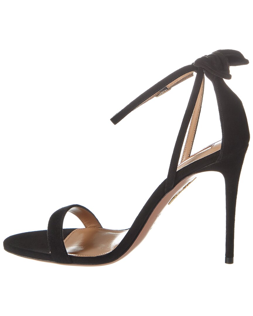 Aquazzura Deneuve 105 Suede Sandal