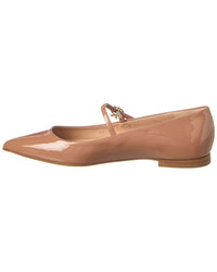 Gianvito Rossi Ribbon Jane Patent Ballerina Flat2