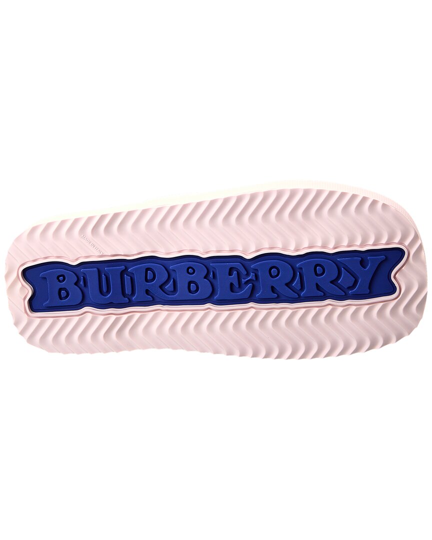 Burberry Ekd Slab Leather Slide