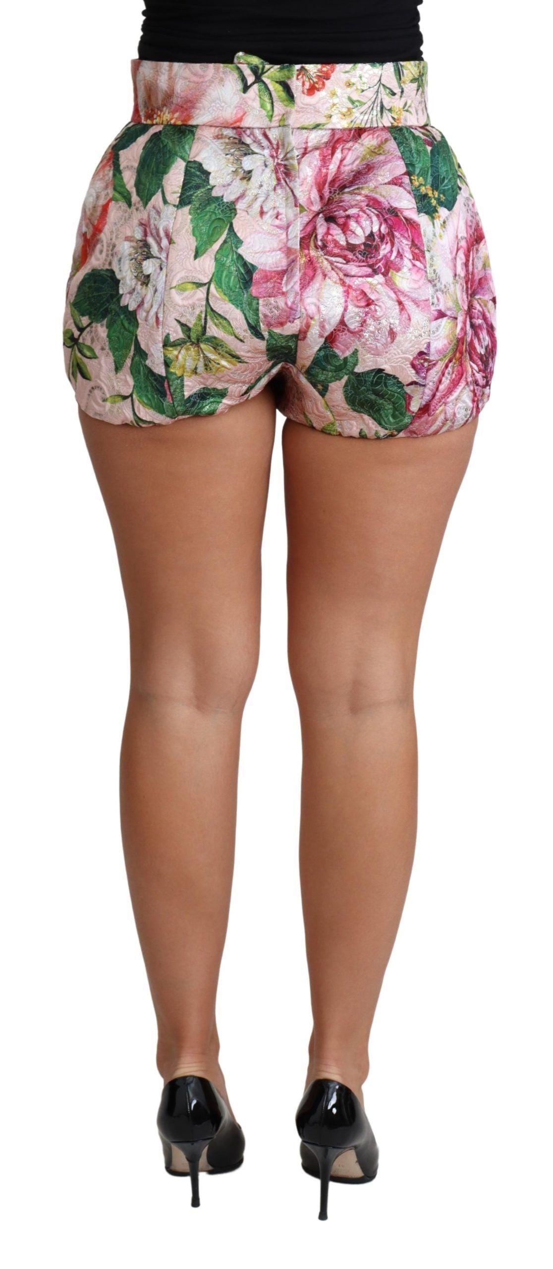 Dolce & Gabbana  Women's Floral Print High Waisted Shorts