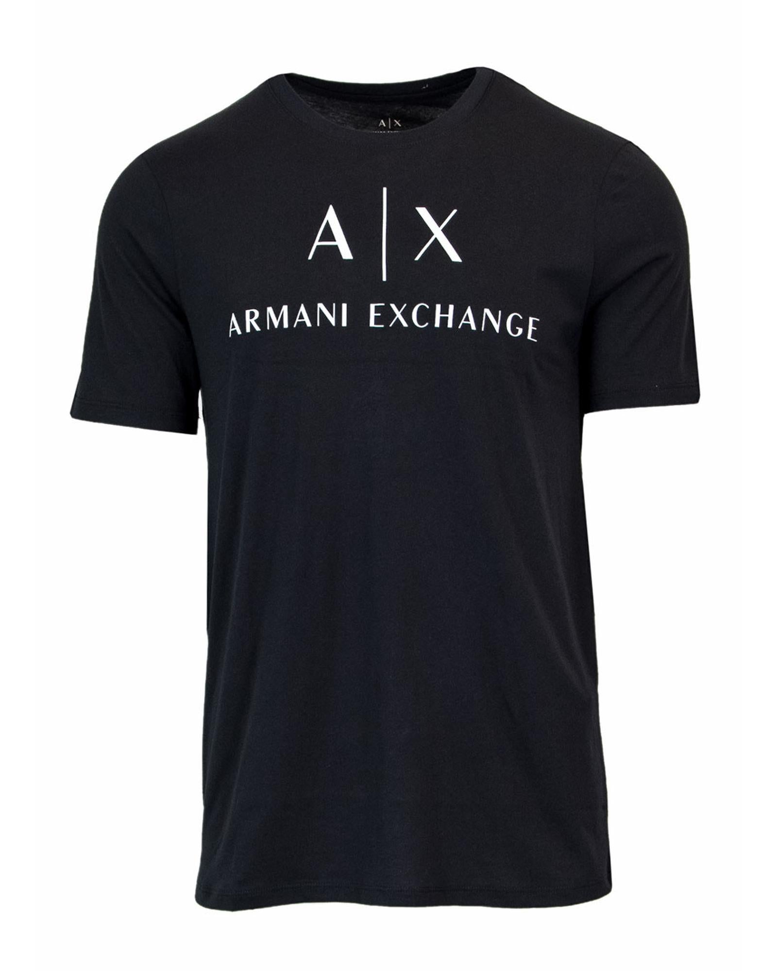 Armani Exchange  Mens AX Logo TShirt Black