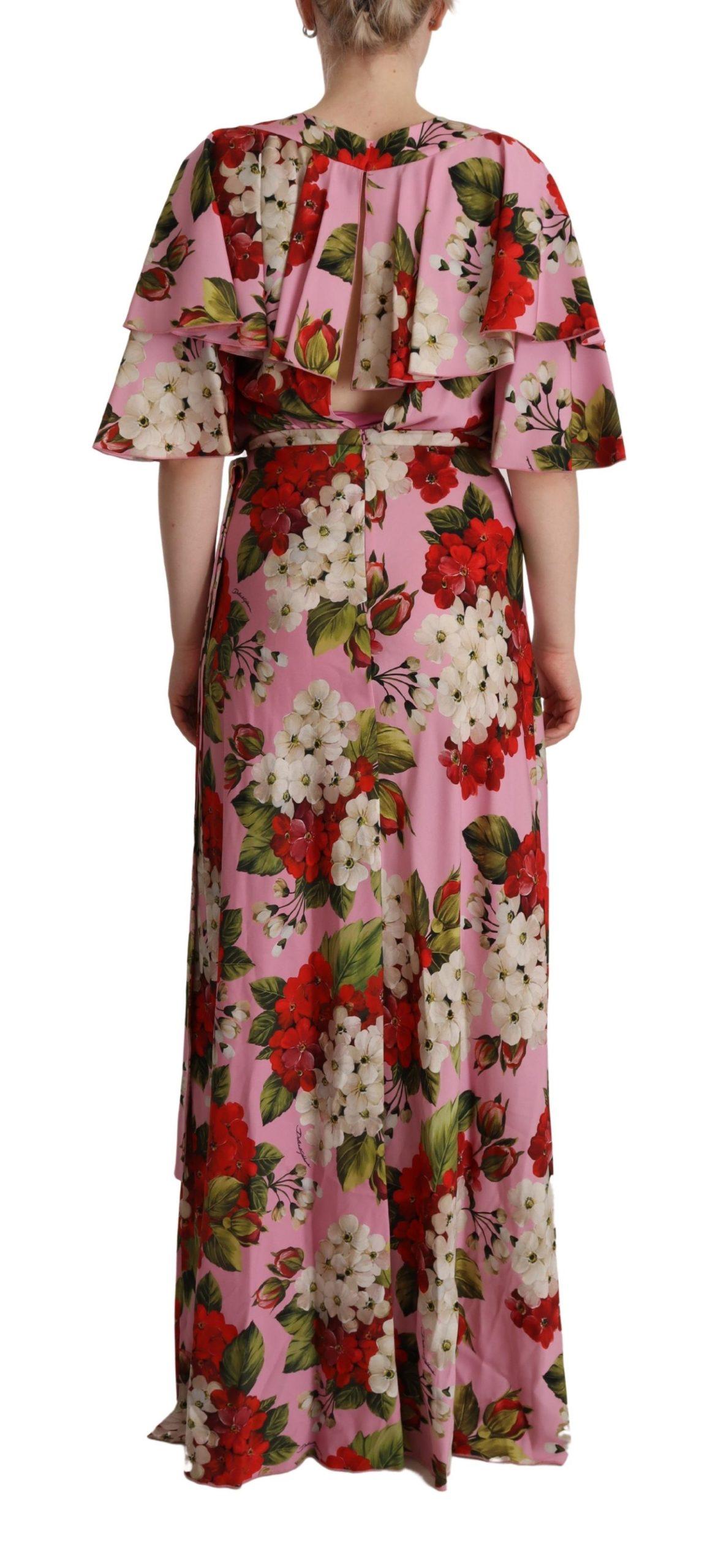 Dolce & Gabbana Floral Silk Maxi Dress14