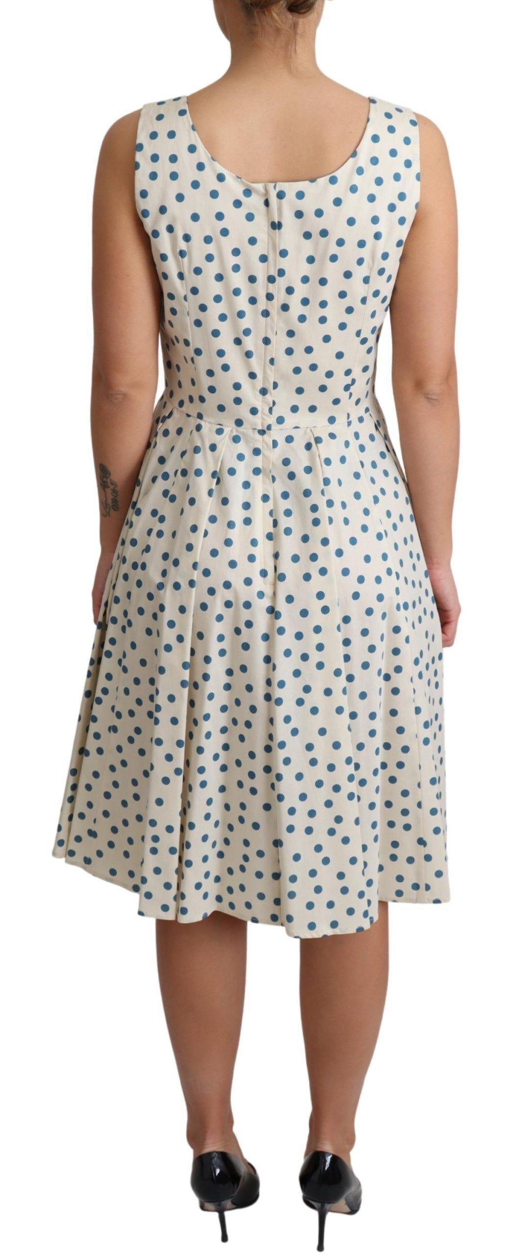 Dolce & Gabbana Dotted Cotton A-Line Dress34