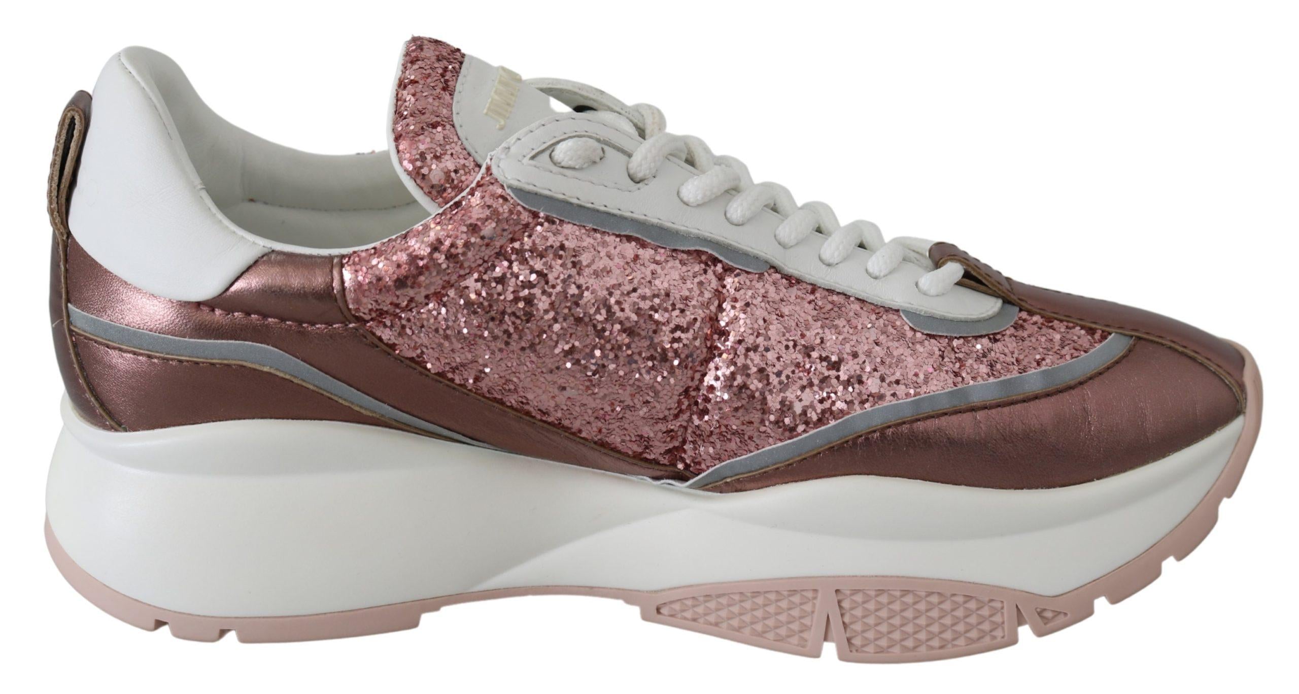 Jimmy Choo  Diamond Sneakers - Rose Gold6