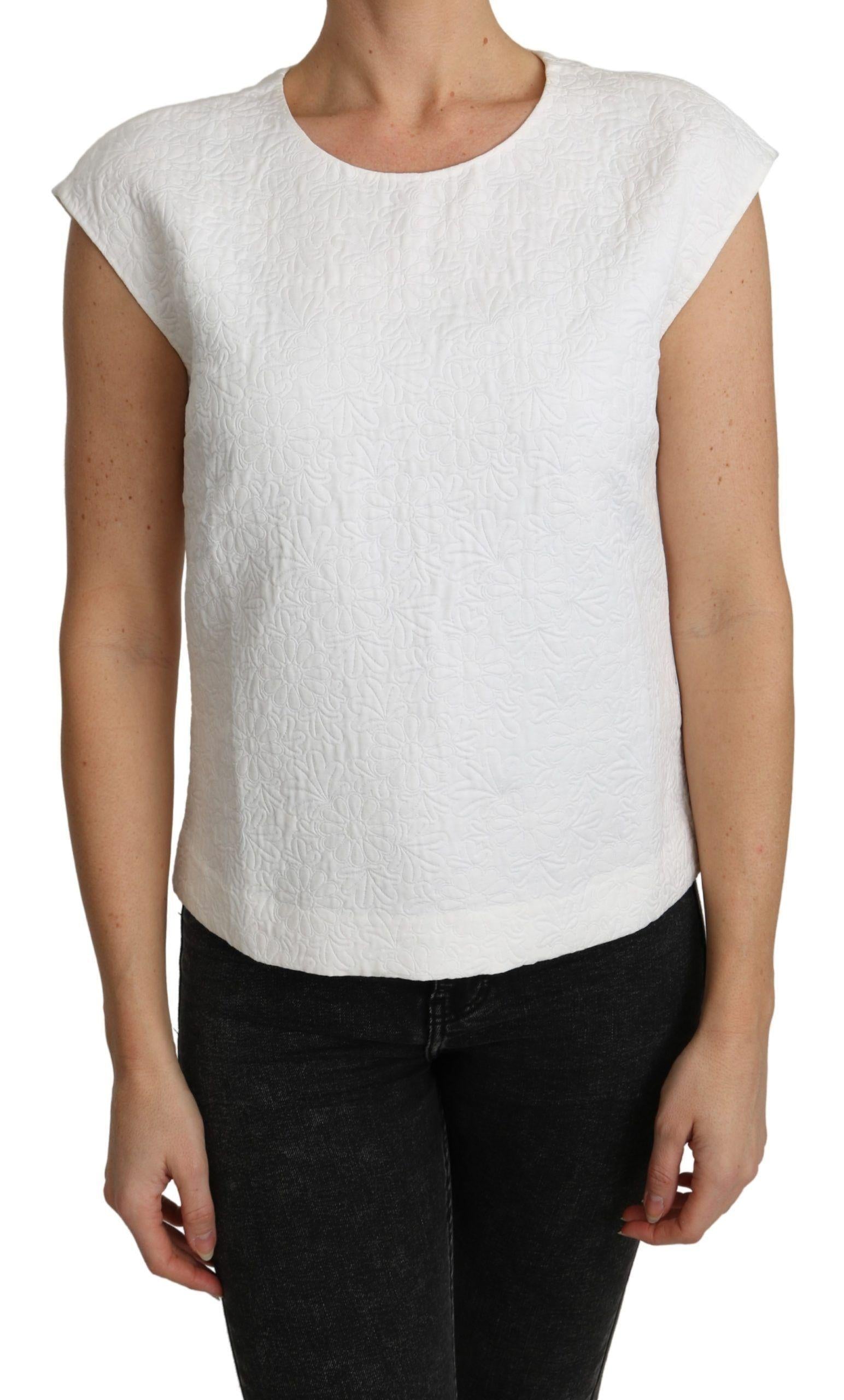 Dolce & Gabbana  Women's Embroidered Top in White