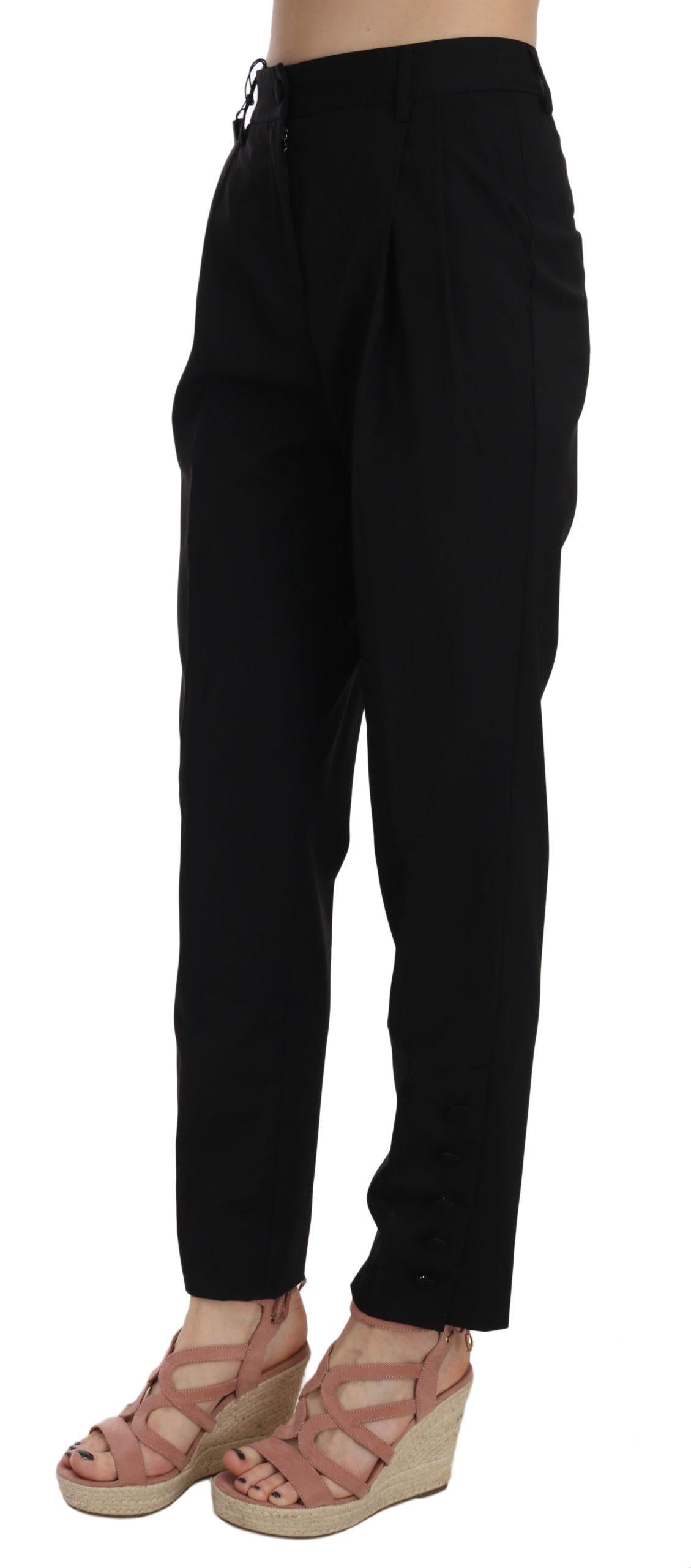 Dolce & Gabbana Button Pleated Tapered Trouser Pants19