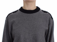 Dolce & Gabbana Black Lace Wool Cashmere Sweater27