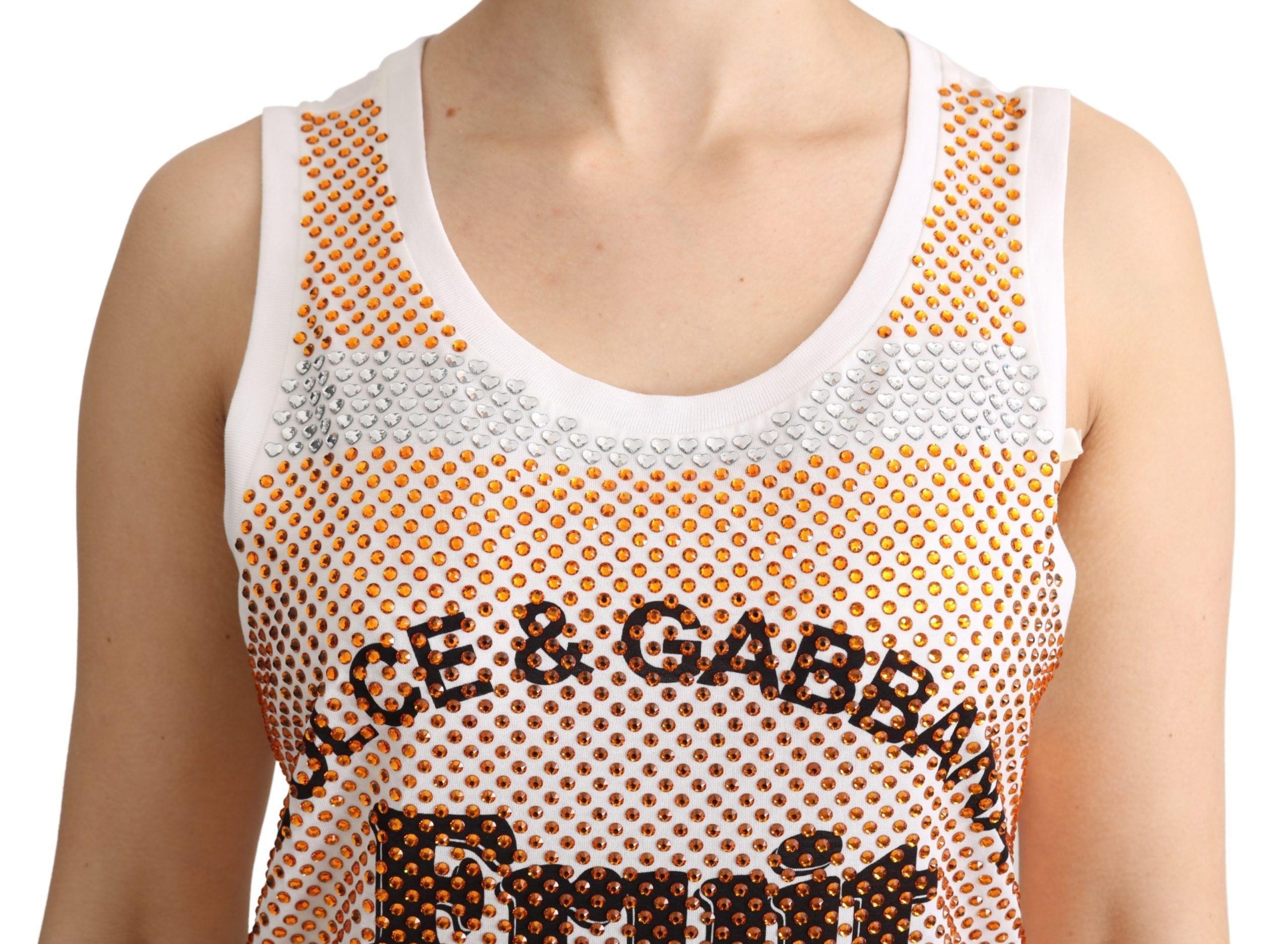 Dolce & Gabbana Gorgeous Crystal Embellished Sleeveless Tank Top28