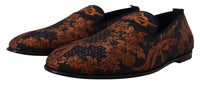 Dolce & Gabbana Gorgeous  Rust Floral Loafers11