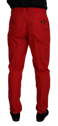 Dolce & Gabbana Cotton Slim Fit Trousers8