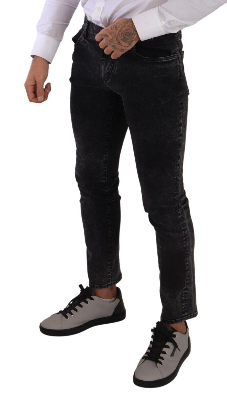 Dolce & Gabbana  Men's Slim Fit Jeans - Black