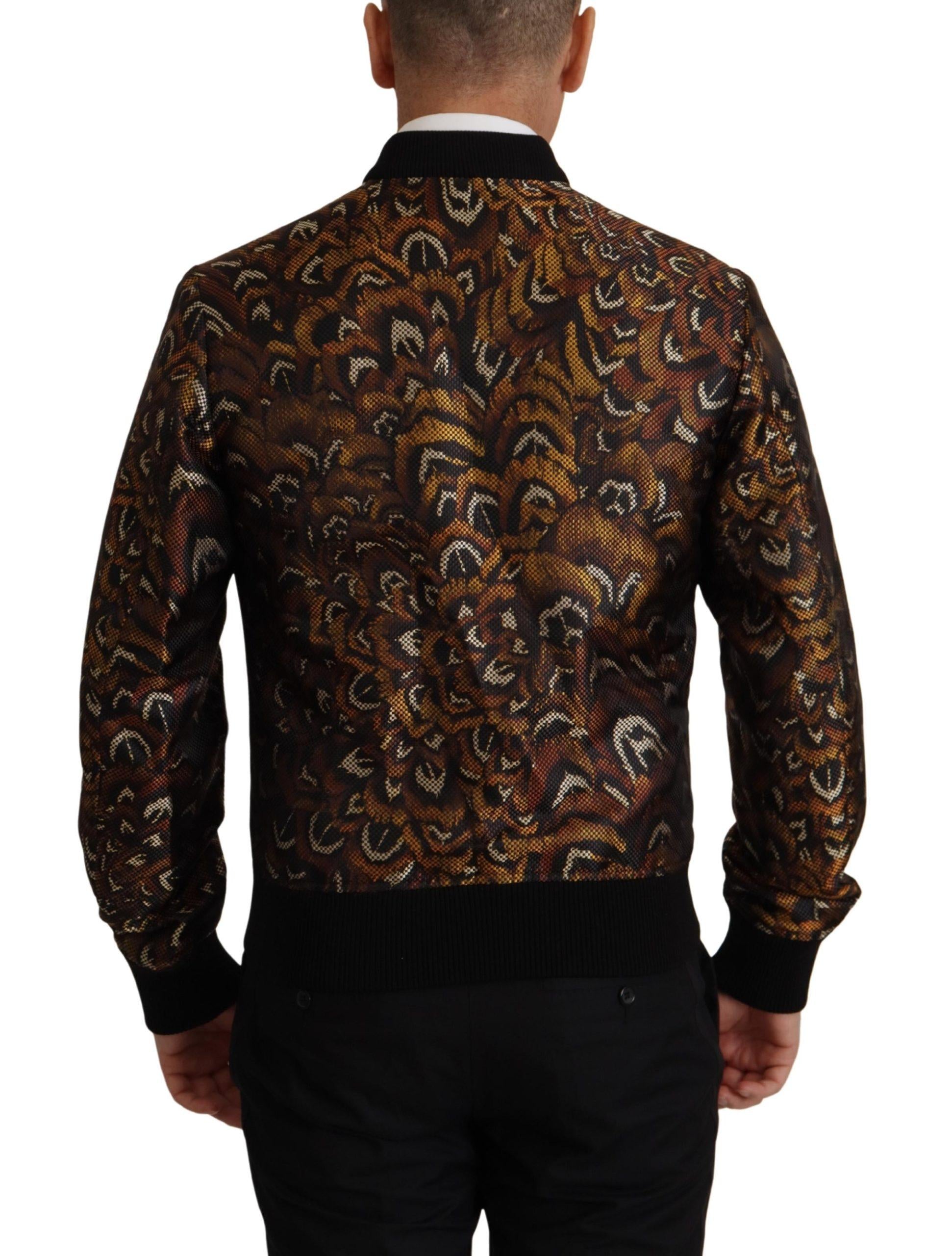 Dolce & Gabbana Stylish  Full Zip Blouson Jacket