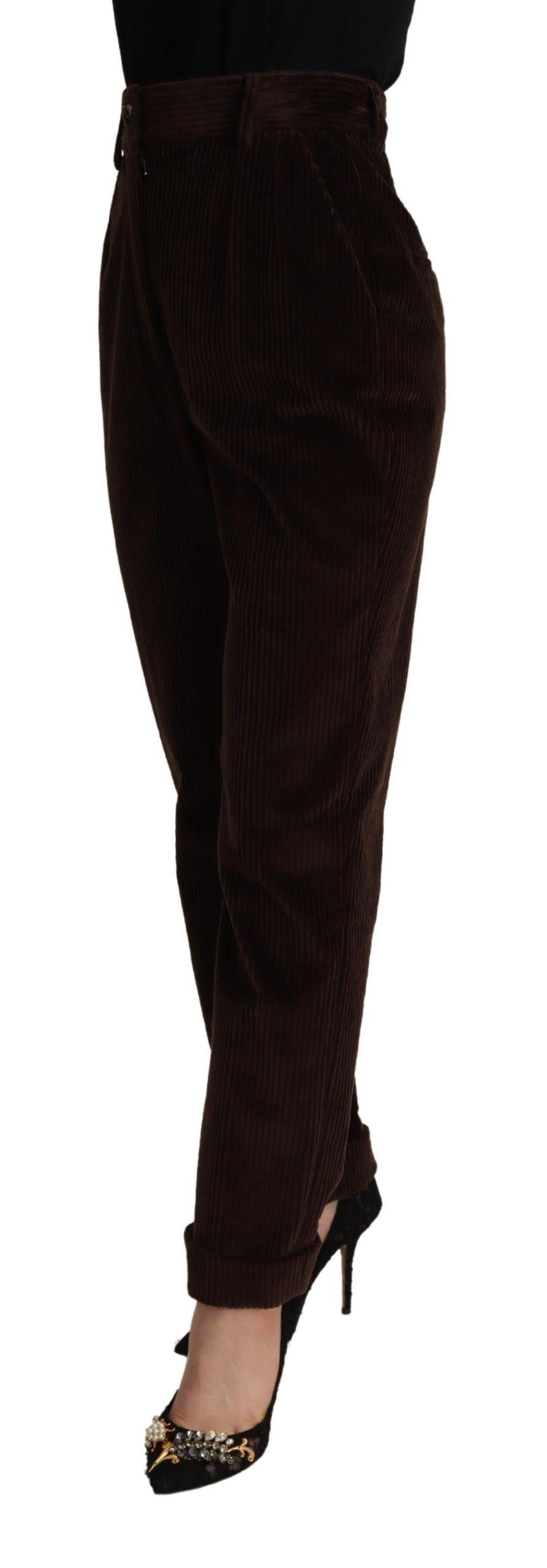 Dolce & Gabbana  Brown Corduroy Pants