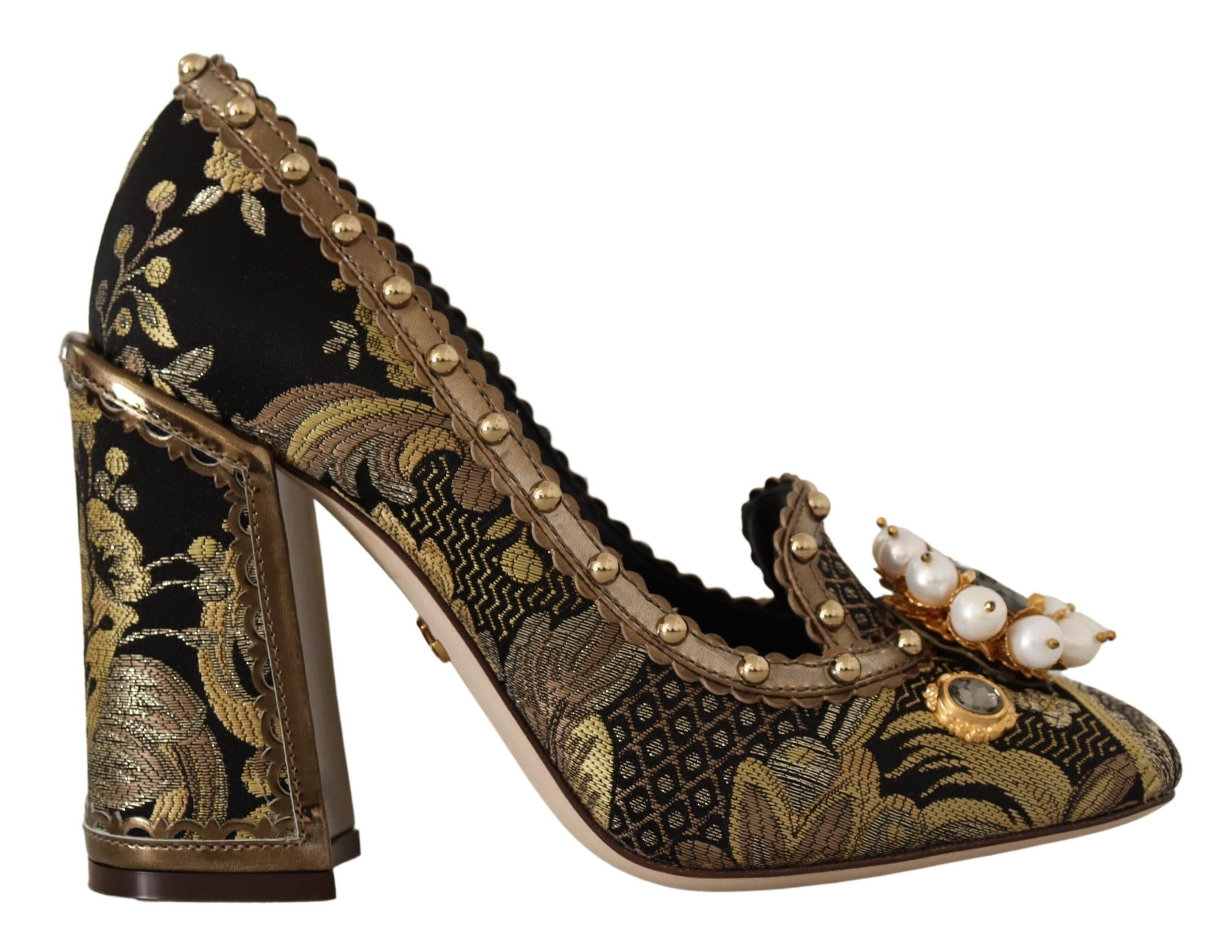 Dolce & Gabbana  Brocade Pumps Black