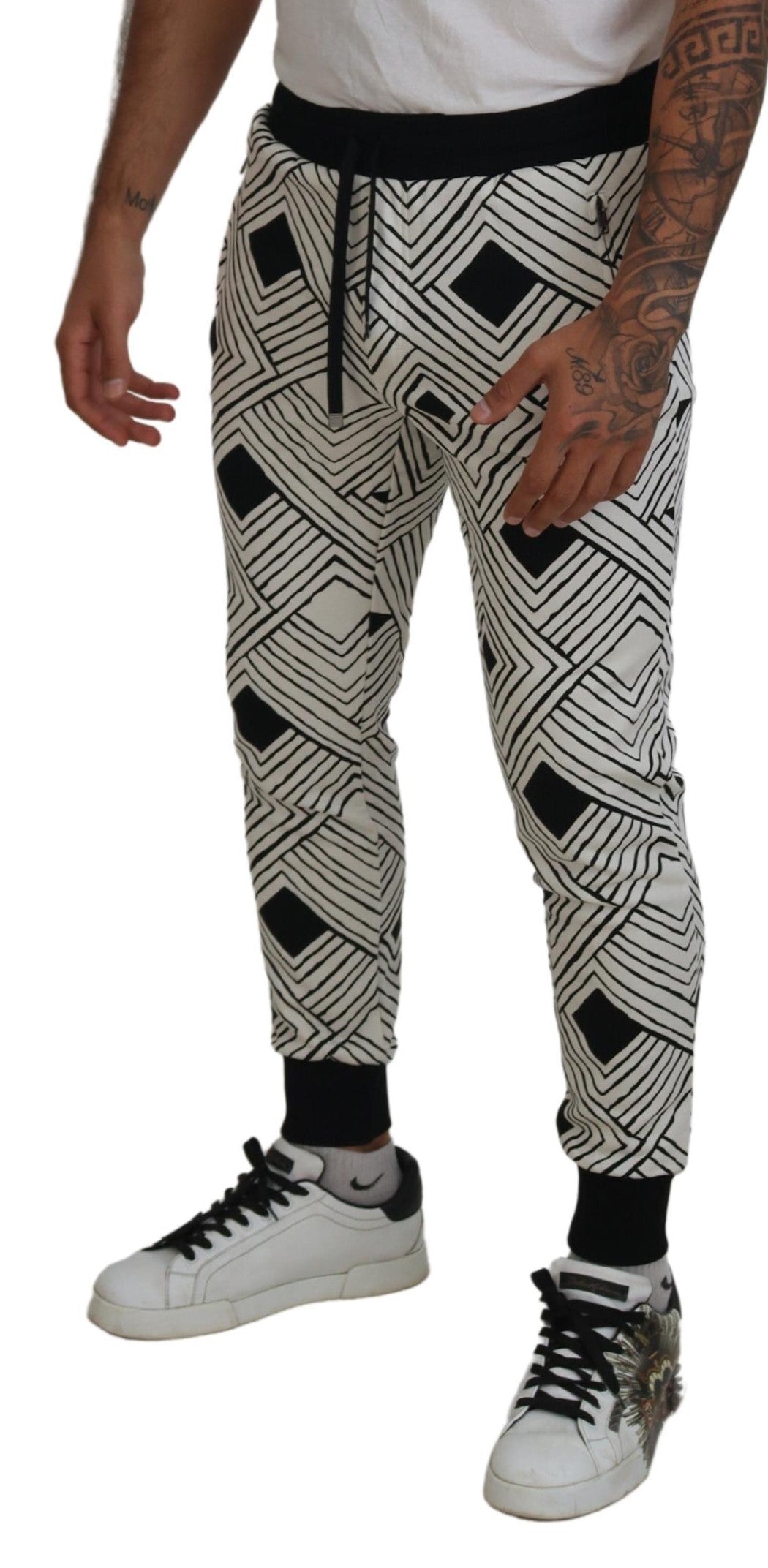 Dolce & Gabbana  Geometric Print Sweatpants