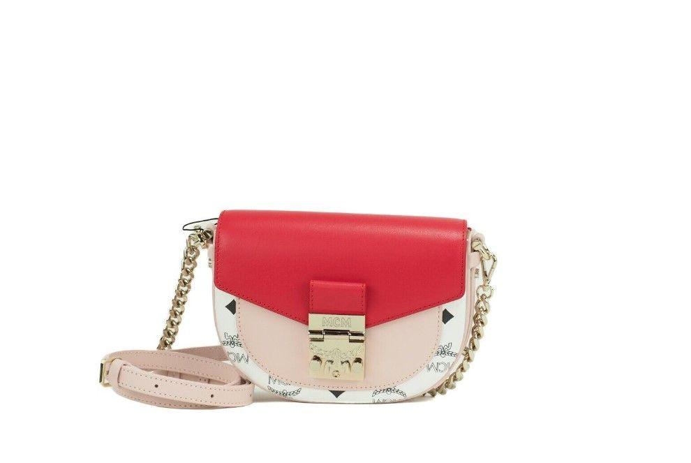 MCM  Patricia Medium Crossbody Bag in Red