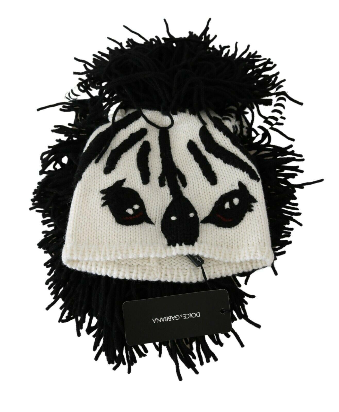 Dolce & Gabbana  Zebra Knit Hat