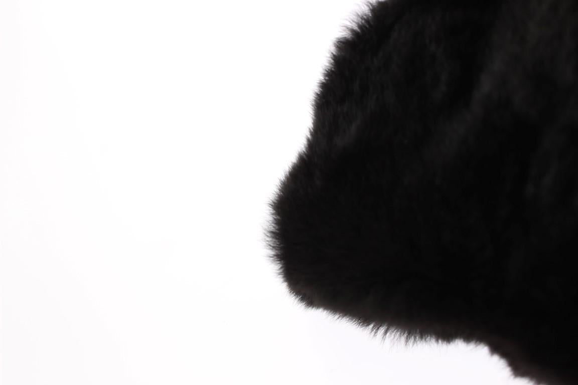 Dolce & Gabbana Hooded Weasel Fur Scarf Wrap