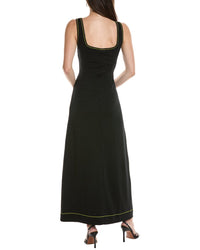 Ganni Jacquard Jersey Maxi Dress2