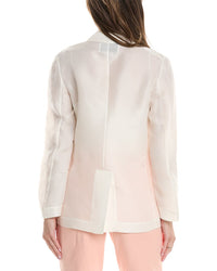 Lafayette 148 New York Silk Blazer2