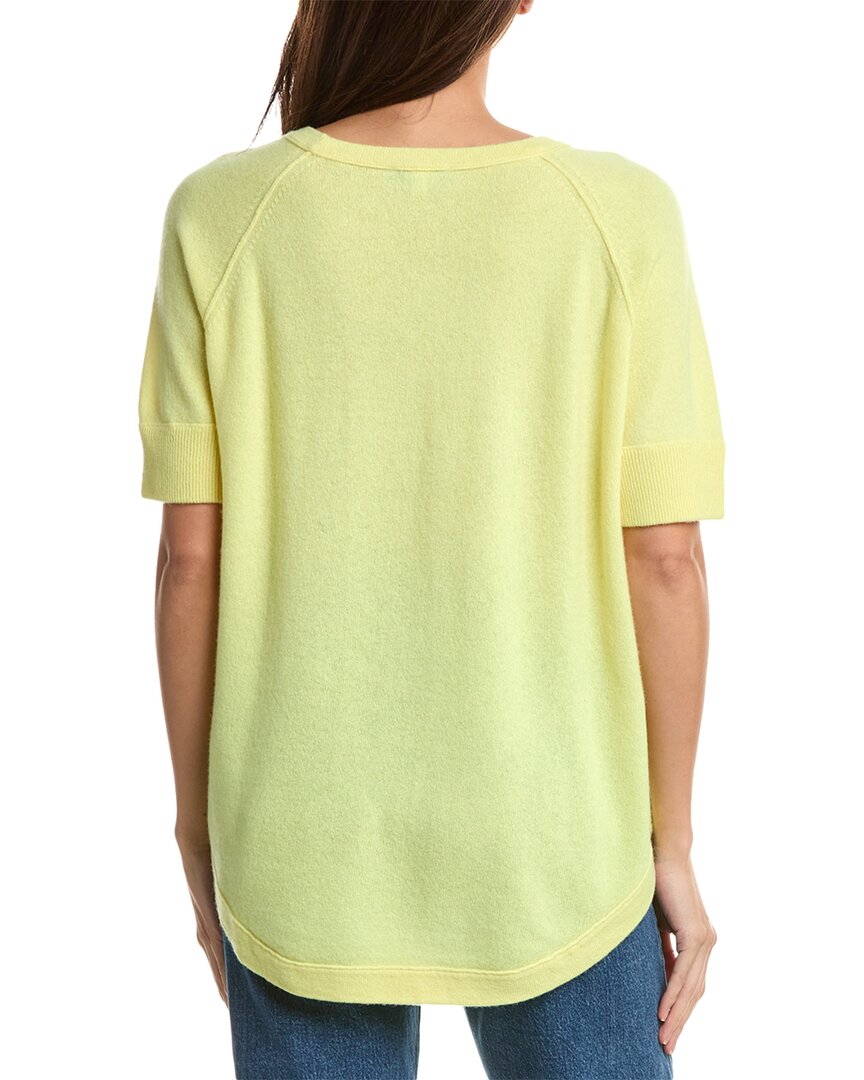 Forte Cashmere Round Hem Cashmere Sweatshirt