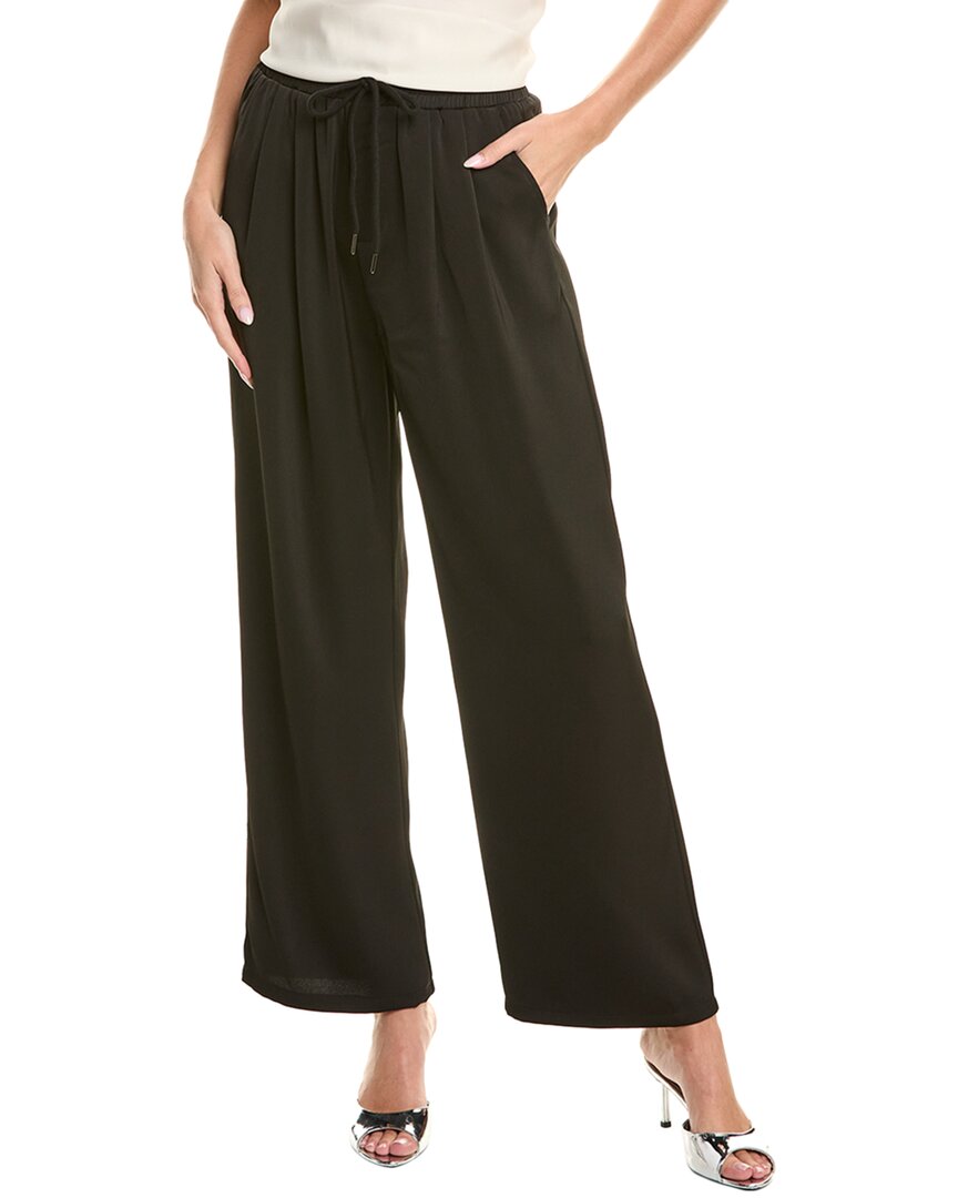 Gracia Drawstring Elastic Waist Wide Leg Pant