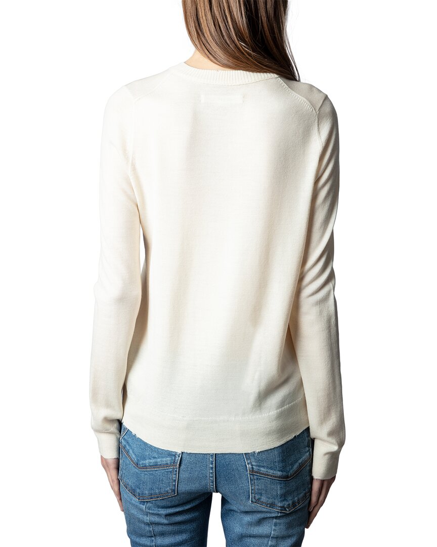 Zadig & Voltaire Miss Paris Strass Wool Sweater