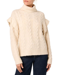 Joe's Jeans Turtleneck Ruffle Sweater1